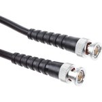 L00011A1456, Male BNC to Male BNC Coaxial Cable, 1.5m, RG59B/U Coaxial, Terminated