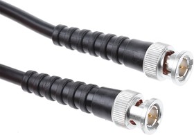 L00011A1456, Male BNC to Male BNC Coaxial Cable, 1.5m, RG59B/U Coaxial, Terminated