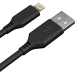 Дата-кабель USB - Lightning, 1м, 2.1А черный CE-611B