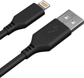 Дата-кабель USB - Lightning, 1м, 2.1А черный CE-611B