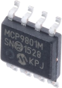 Фото 1/2 MCP9801-M/SN, Temperature Converter, Digital Output, Surface Mount, Serial-I2C, SMBus, ±0.5°C, 8 Pins