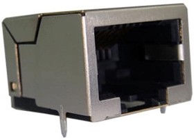 Фото 1/2 RJLSE4018101, Modular Connectors / Ethernet Connectors 8P8C SMT Shielded 1 Port