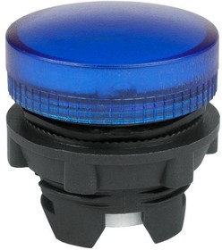 Фото 1/2 Головка сигнальной лампы OptiSignal D22 A5-L-6 син. пластик ZB5AV063 КЭАЗ 332304
