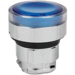 Головка кнопки OptiSignal D22 A4-PL-6 с подсветкой син. металл ZB4BW363 КЭАЗ 332260