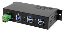 EX-1185HMVS-2, Industrial USB Hub, 4x USB-A Socket, 3.0, 5Gbps