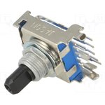 SR17B1815F89N, Переключатель: поворотный, Пол: 8, 0,3A/16ВDC, Кол-во секций: 1