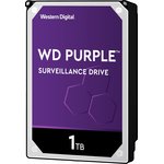 WD10PURZ, Жесткий диск, HDD WD SATA3 1Tb Purple Video IntelliPower 64Mb 1 year ocs