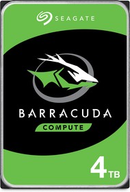 Фото 1/10 Жесткий диск Seagate 4TB 5400RPM SATA 6GB/S 256MB ST4000DM004 SEAGATE Barracuda 3.5