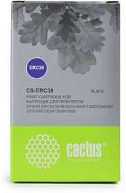 Фото 1/3 Картридж матричный Cactus CS-ERC30 черный для Epson ERC 30/34/38/TM-U220