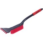 Щетка со скребком 56см черно-красная CITY UP