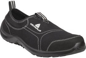 MIAMISPNO41, Unisex Black Stainless Steel Toe Capped Safety Shoes, UK 7, EU 41