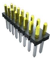 TLW-118-05-G-S, Connector Header Through Hole 18 position 0.100" (2.54mm)