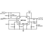MP2108DQ-LF-P, Switching Voltage Regulators 2A, 6V, 720kHz Synch Buck Converter