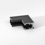 Mini Magnetic Коннектор угловой внутренний для накладного шинопровода (черный) ...