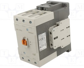 MC-100A 110VAC 1A1B, Контактор 3-полюсный, NO x3, Вспомогательные контакты NO + NC