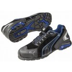 Rio Low Black 10, Aluminium Toe Trainers, UK, US 11