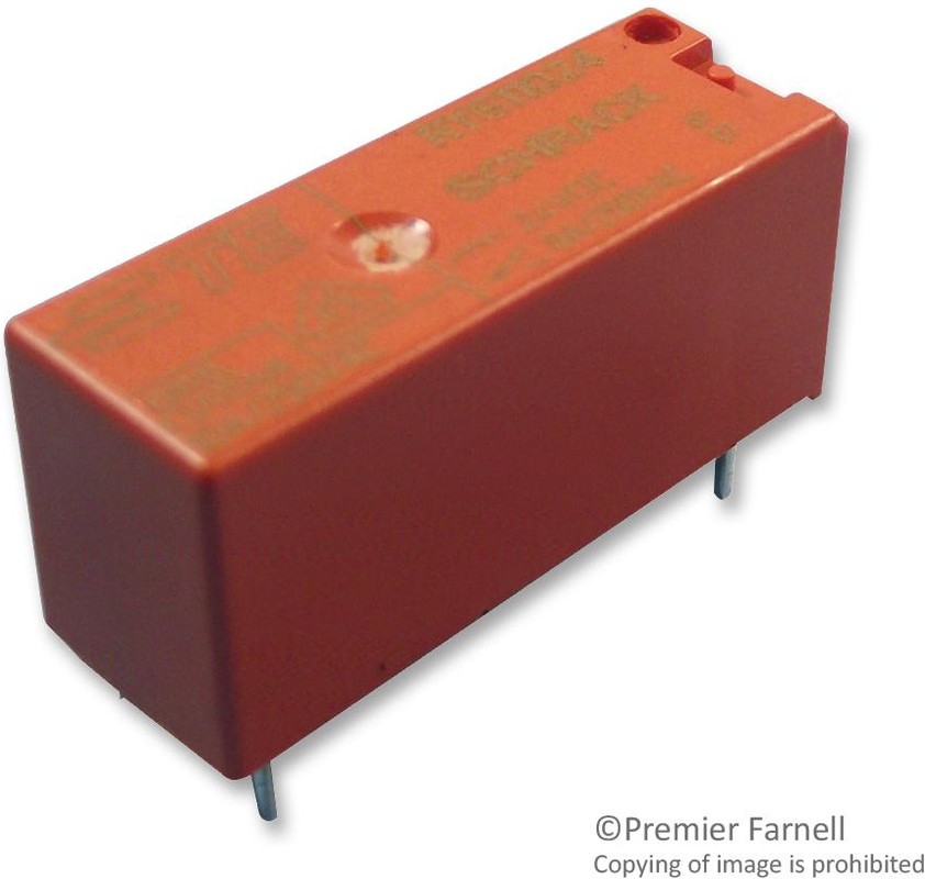 2 Relais RY611024 24VDC 8A 5 Broches - Pour Circuits électriques, Neufs
