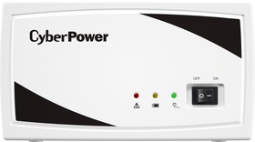 Фото 1/10 CyberPower SMP550EI, Инвертор для котла CyberPower SMP550EI 550VA/300W чистый синус, 0.28х0.22х0.25м., 2кг.