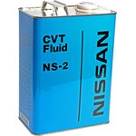 Масло трансмиссионное CVT для вариаторов NS-2 KLE52-00004 4л NISSAN