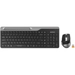 Keyboard + Mouse A4Tech Fstyler FB2535C key:black/grey mouse:Black/Grey USB ...