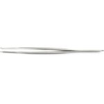 150SAD, 120 mm, Stainless Steel, Rounded, Tweezers