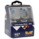 Лампа 12V H27 27W +30% PG13 Маяк Active Super White 2 шт. DUOBOX 72727/1ASW+30