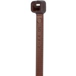 PCT-0100-025-BR-100, Cable Tie 102 x 2.5mm, Polyamide 6.6, 80N, Brown