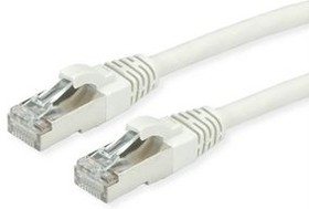 21150854, Patch Cable, RJ45 Plug - RJ45 Plug, CAT7, S/FTP, 500mm, Grey