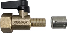 141809, Brass Pipe Fitting, Straight Compression Fitting 1/2in