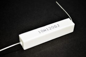 CRL-10W 120R, Резистор: проволочный; керамический; THT; 120Ом; 10Вт; ±5%