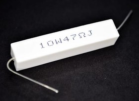 CRL-10W 47R, Резистор: проволочный; керамический; THT; 47Ом; 10Вт; ±5%