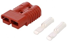Фото 1/4 6329G5, Connector, Plug, 2 Poles, 2AWG, 175A, Red