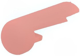 Фото 1/2 A1101003, Указатель, пластмасса, розовый, распорным стержнем, Форма: ножка