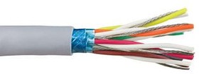 Фото 1/2 78232 SL005, Провод, EcoCable Mini, 2x2x22AWG, MPPE, темно-серый, 300В, 30,5м