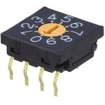 FR01FR10P-S, Coded Rotary Switches 10MM DECIMAL 10P REAL CODED