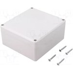 Z59J PS, Universal housing, X 115mm, Y 125mm, Z 58mm, polystyrene, grey