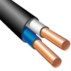 Кабель ВВГ-Пнг(А) 2х1.5 ОК (N) 0.66кВ (уп.100м) ПромЭл 872002747