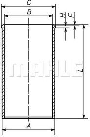 029WV2000, Гильза цилиндра