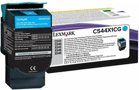 Картридж Lexmark C544X1CG Cyan