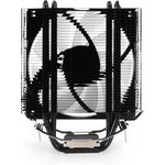 EX295003RUS, Кулер ExeGate Dark Magic EE400XL-PWM.ARGB (Al+Cu, черное покрытие ...