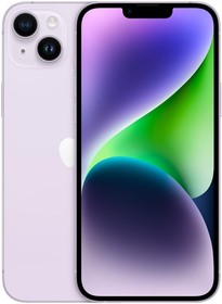 Фото 1/9 Смартфон Apple iPhone 14 Plus 128Gb Purple 1 sim (MQ503HN/A)