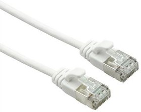21151710, Patch Cable, RJ45 Plug - RJ45 Plug, CAT7, U/FTP, 500mm, White