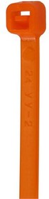 PCT-0400-080-OR-50, Cable Tie 368 x 7.6mm, Polyamide 6.6, 540N, Orange