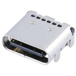 2216100001, USB Connector, Receptacle, USB-C 3.2, Right Angle, Positions - 24