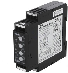 Фото 1/3 K8AK-AW2 100-240VAC, Current Monitoring Relay, 1 Phase, SPDT, DIN Rail