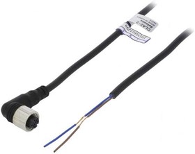 Фото 1/3 CLA2-2, Соединительный кабель; M12; PIN: 2; угловой; 2м; вилка; Серия: CL