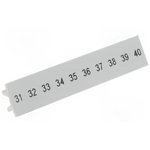 1050017:0031, ZB5.LGS :31 -40 Marker Strip for use with for use with Terminal Blocks