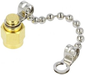 Фото 1/5 202112-10, RF Connector Accessories SMA MALE CAP WITH CHAIN