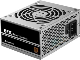 Фото 1/10 Блок питания Chieftec Smart BFX-350BS (ATX 2.53, 350W, SFX, 80 PLUS BRONZE, Active PFC, 90mm fan) OEM