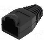 DS1124-03-PB, Корпус вилки RJ45, 6,5мм, Цвет черный